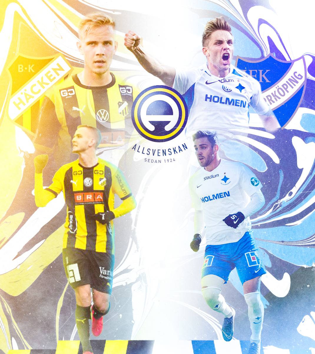 ElRealAMJ's tweet photo. Häcken vs IFK Norrköping
.
.
.
#framåtkamrater #ifknorrköping #vs #bkhäcken #allsvenskan #smsports #soccer #football #sweden #nike #puma #tottenyman #nyman #jasse #tuominen @ifknorrkoping @JasseTuominen @bkhackenofcl #GraphicDesign #sportsdesign https://t.co/YHKmj35A3A