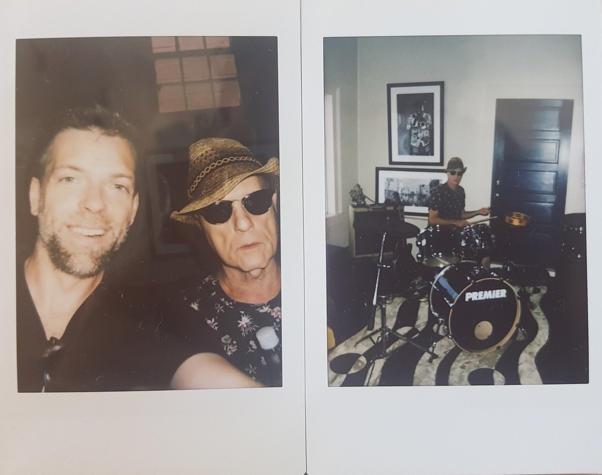 19/08/06NOLA - NashvilleOn the way to the coffee shop my host and I passed a man walking down the middle of the road smoking a huge cigar. ‘Palmer’ was one of Andy’s friends. After breakfast I left Andy and the heat of NOLA for Nashville. #MLB  #DiamondsOnCanvas  #AndyBrown