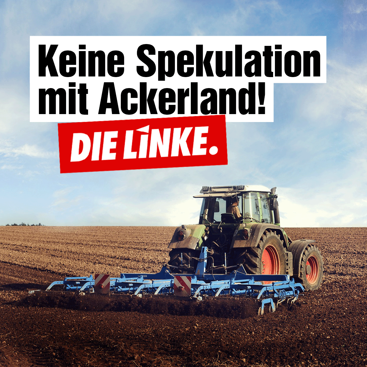 #Ackerland gehört in Bauernhand und nicht in die Hände von Investoren und Spekulanten. Deshalb braucht es jetzt das #Agrarstrukturgesetz, damit diese #Spekulationen mit unseren Böden wirksam verhindert werden können. #thueringen #AusGruenden