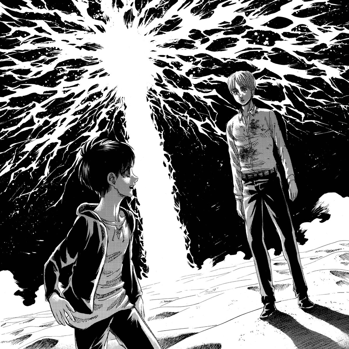  #aot131spoilers In this thread I'll try to make sense why is it that kid Eren saw Armin in Paths.