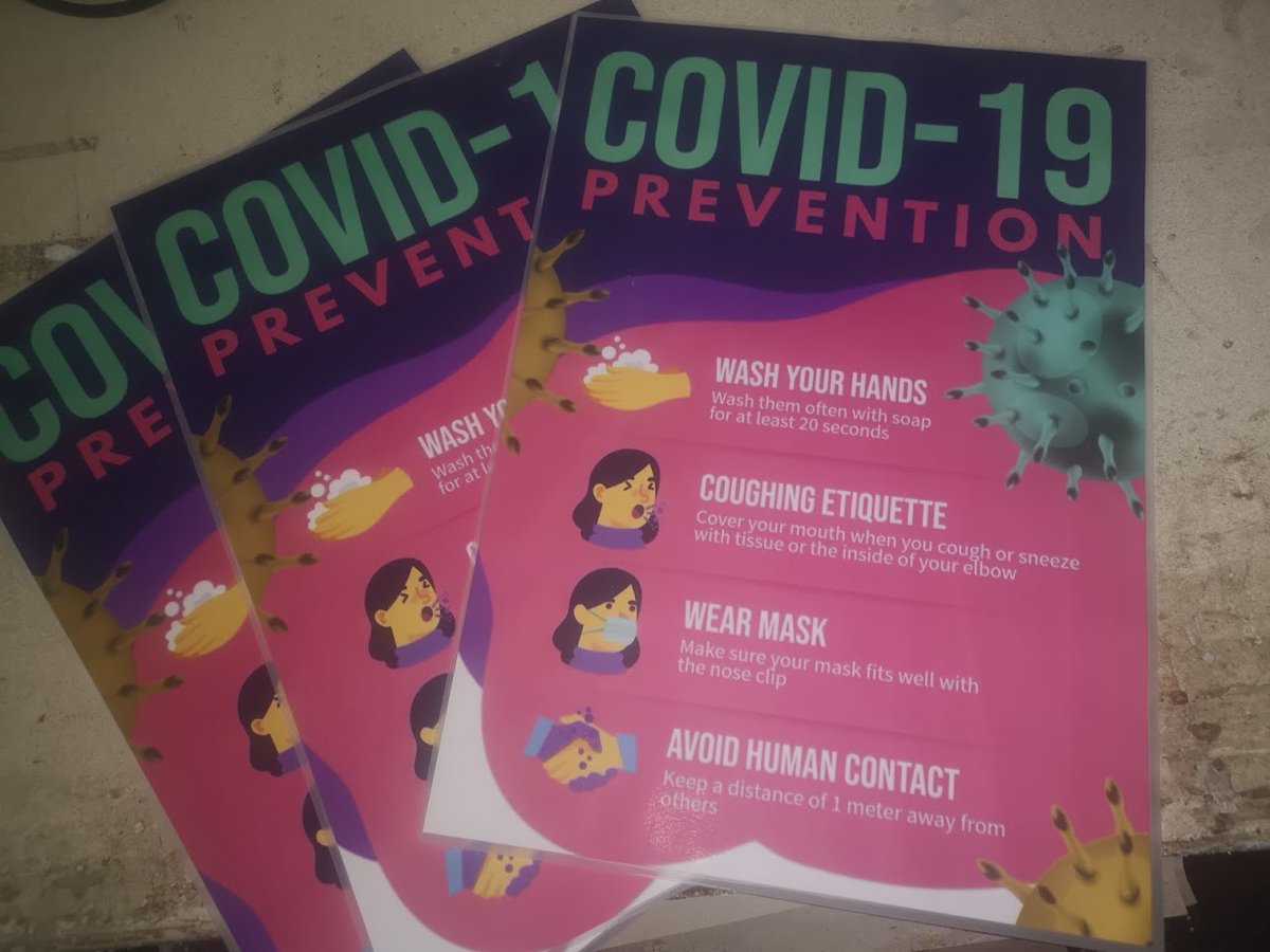 Aprintanddesign's tweet photo. We are still making Covid information posters if any businesses still need them. Due to the crisis we are able to bit quicker than our usual 3 day turnaround on most types of printed products. https://t.co/cpC9I7vuiR
