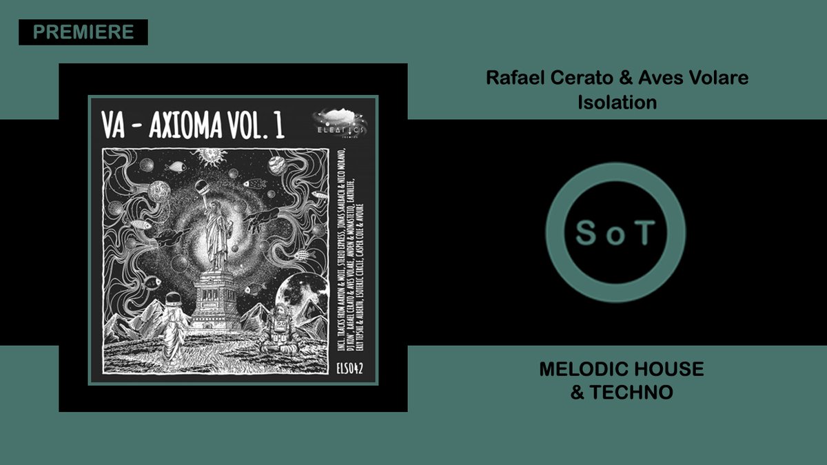 SoundsOfToma's tweet photo. Rafael Cerato &amp; Aves Volare - Isolation (Original Mix) [PREMIERE] [Eleatics Records]

Listen it on YouTube ☞ https://t.co/aCWcmgVDOn

#rafaelcerato #avesvolare #isolation #originalmix #eleaticsrecords #beatport #melodic #techno #melodichouse #melodictechno #technomusic https://t.co/ZfuATXUjG1