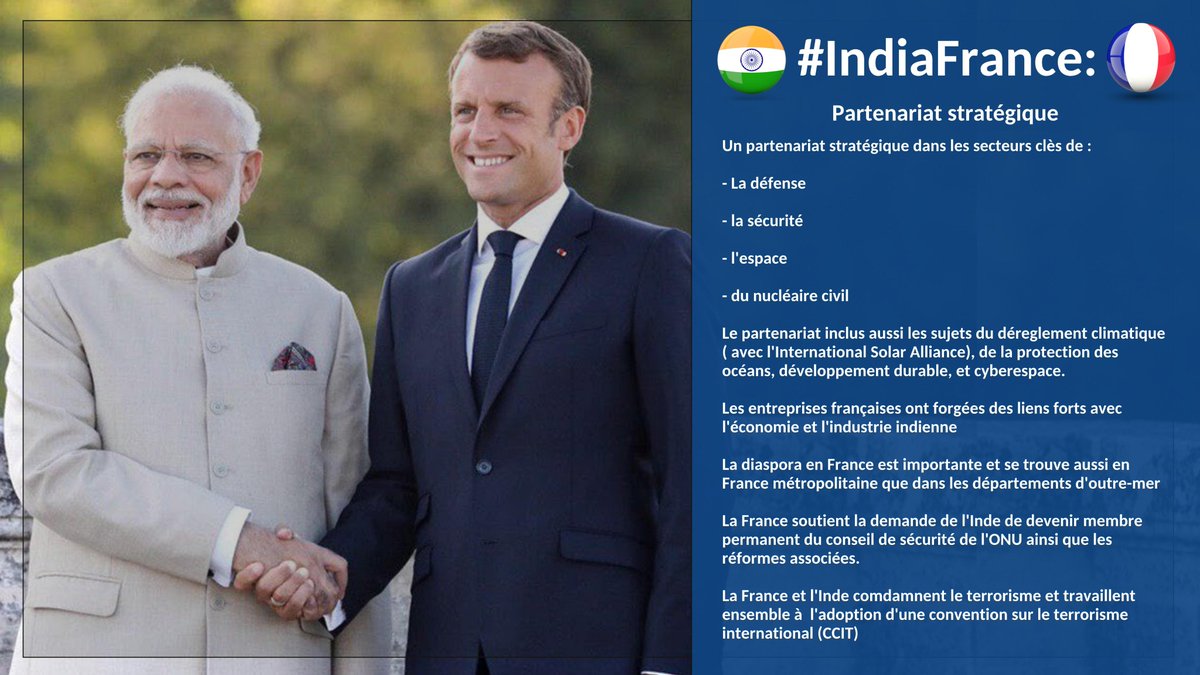 Venez découvrir avec nous la relation entre l'Inde 🇮🇳 et la France🇫🇷 #InFra #IndiaFrance @MEAIndia @IndianDiplomacy @FranceinIndia @JawedAshraf5