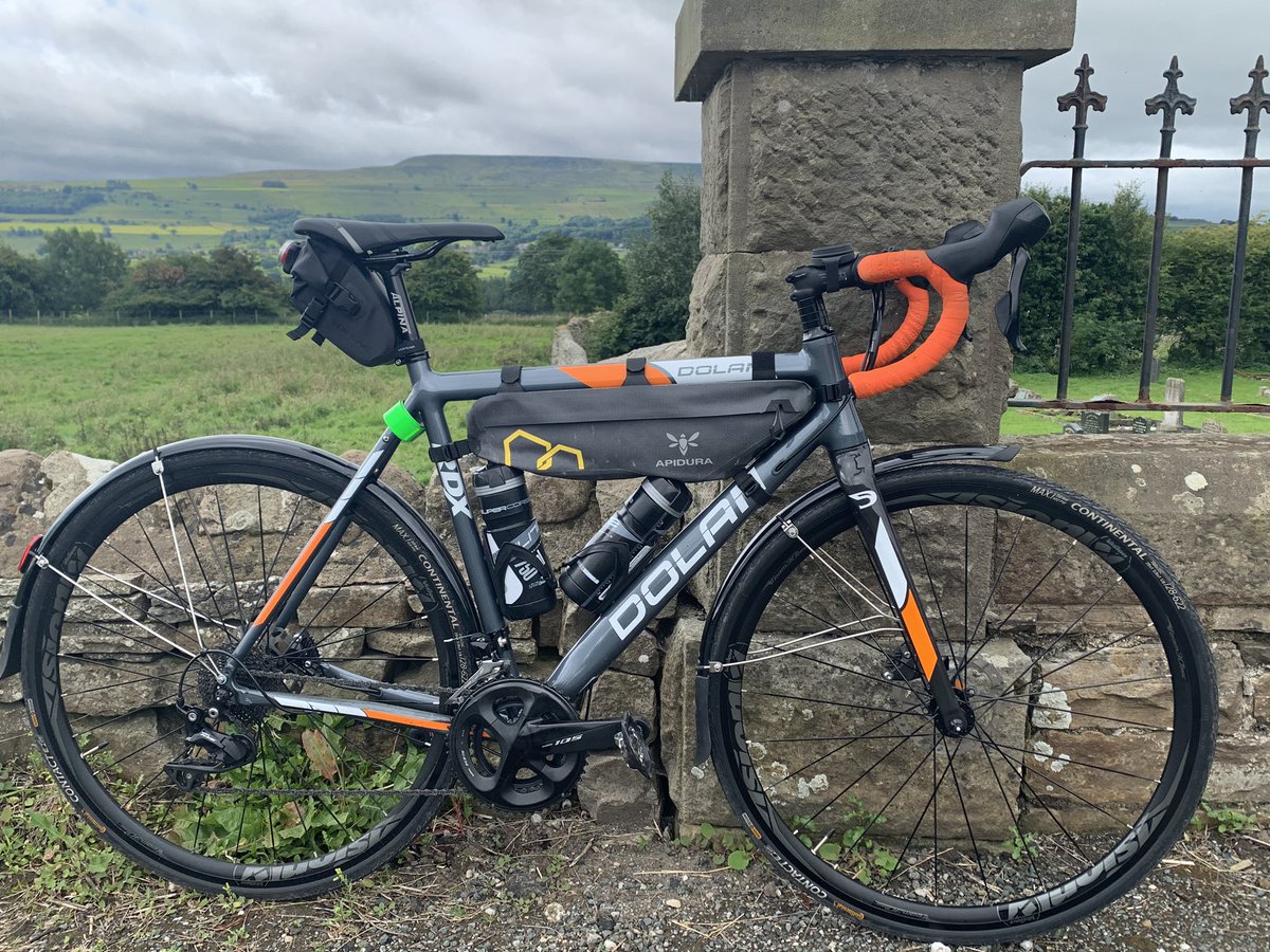 Referoo's tweet photo. Good morning @Dolan_Bikes and @RibbleCycles! Yesterday, we took my #RDX and @FrankyTeer’s #CGRAL for a 100km spin through the Yorkshire Dales as part of our @MindCharity #C2C training. Lots of fun all round! https://t.co/gPwQN1vv5V