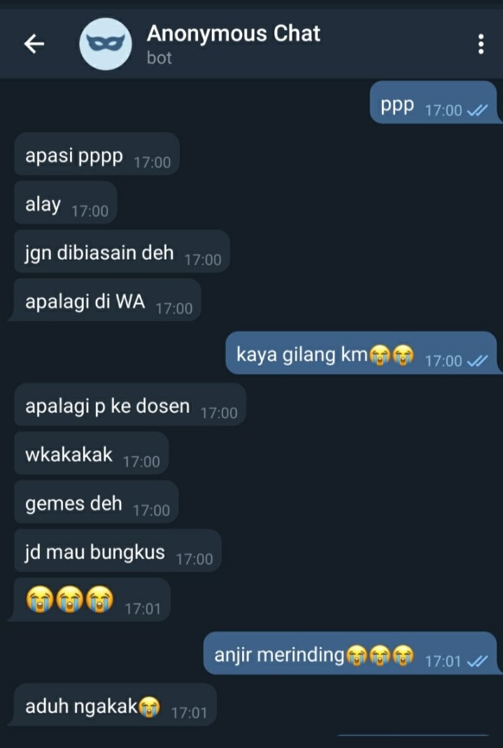 anonymouschat2's tweet image. Kospley kang bungkus