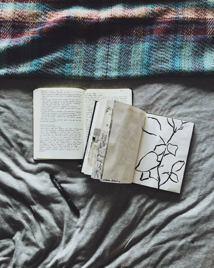 CarissaTanton's tweet photo. Putting pen to paper to untangle thoughts, capture ideas, draw the shadows created by leaves, write my intentions, follow the moon cycle, follow my own cycle, to remember those weird and wild dreams. 2020 for me is going to be marked by the notebooks and… https://t.co/8XcXYzeSMr https://t.co/ukh4emQ89X