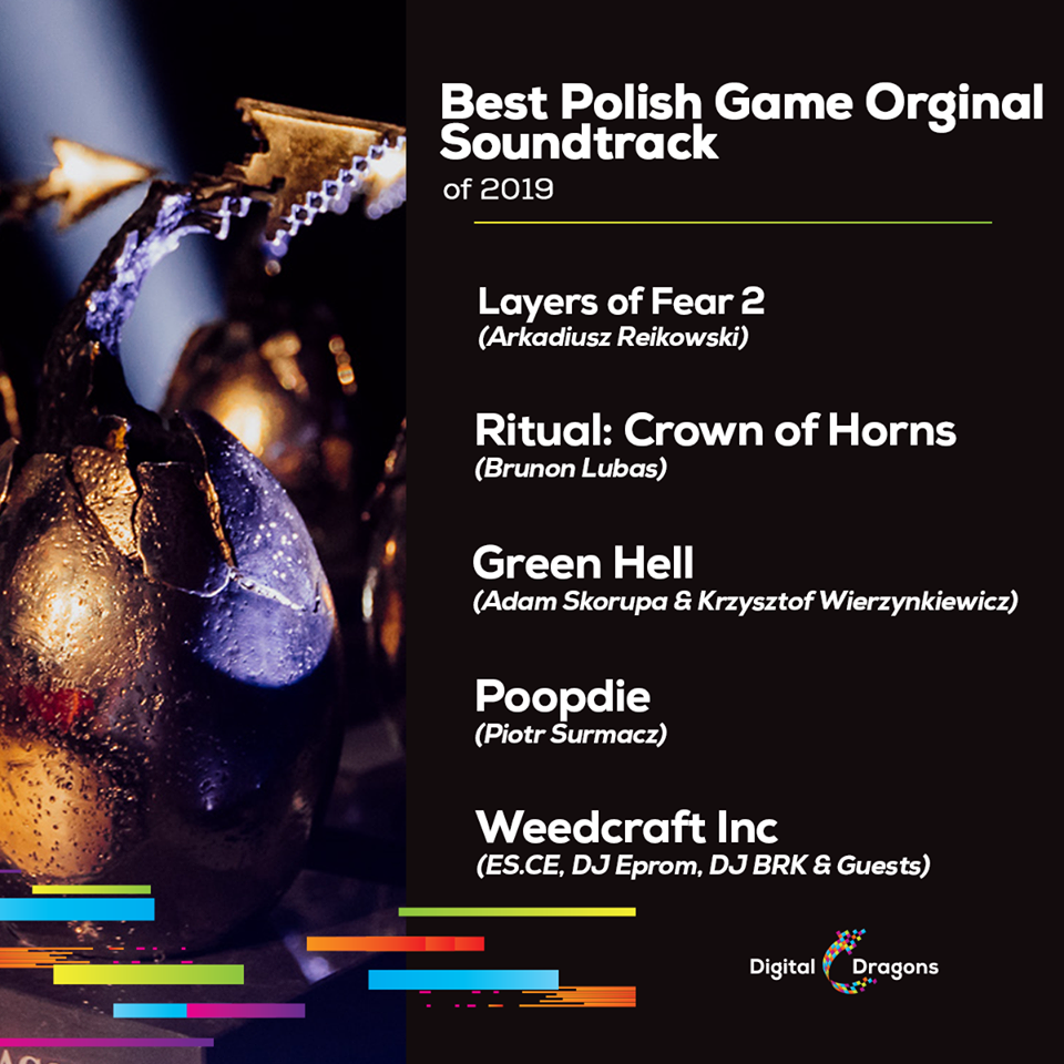 SurmaczPiotr's tweet photo. I got nomination for a Polish gamedev Oscars! :D
Go @PoopdieGame! :)
#IndieGameDev #gamemusic #digitaldragons https://t.co/ak5LtmsHdh