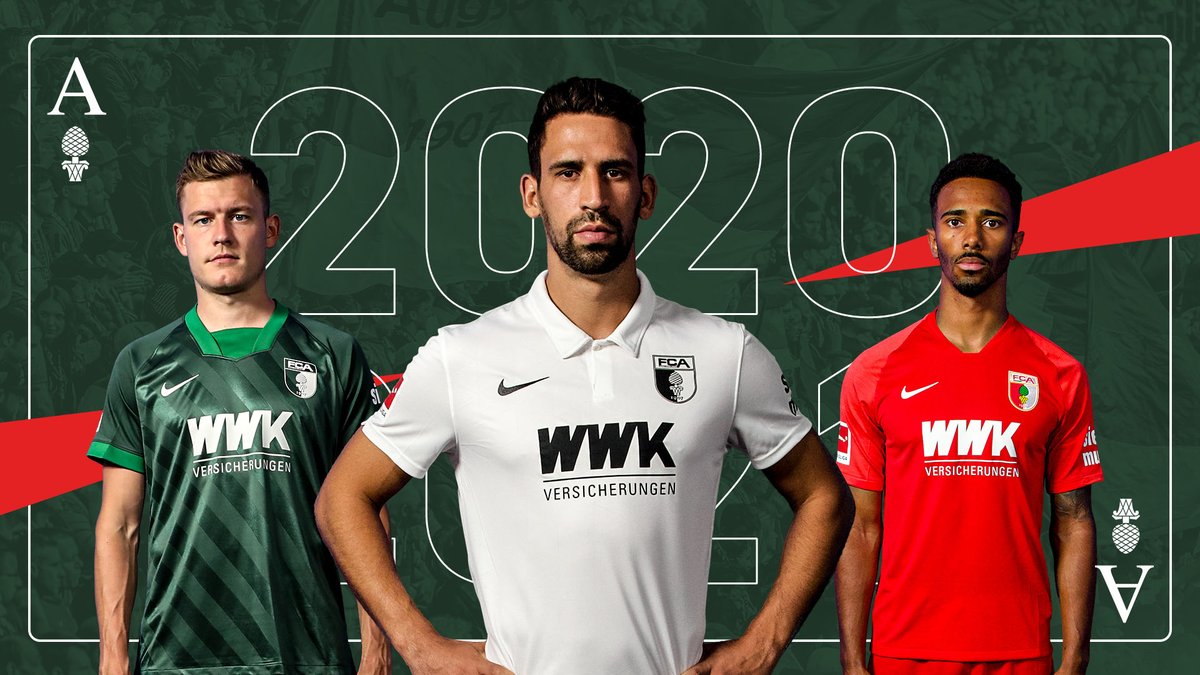 Rani Khedira 🇹🇳 and the new <a href="/FCAugsburg/">FC Augsburg</a> jersey presentation.. Stunning 😍