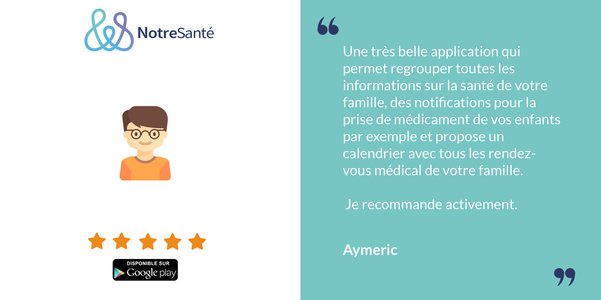 GererNotreSante's tweet photo. Hello !👋 N'hésitez pas à #télécharger notre #app
@GererNotreSante et à rédiger votre avis sur les #stores comme Aymeric ! Votre #feedback nous tient à coeur pour nos prochaines versions ! 😉
➡️ App Store : https://t.co/6W2NfmEul9
➡️ Google Play : https://t.co/DURZ8v8ibB https://t.co/8nAtER7sVS