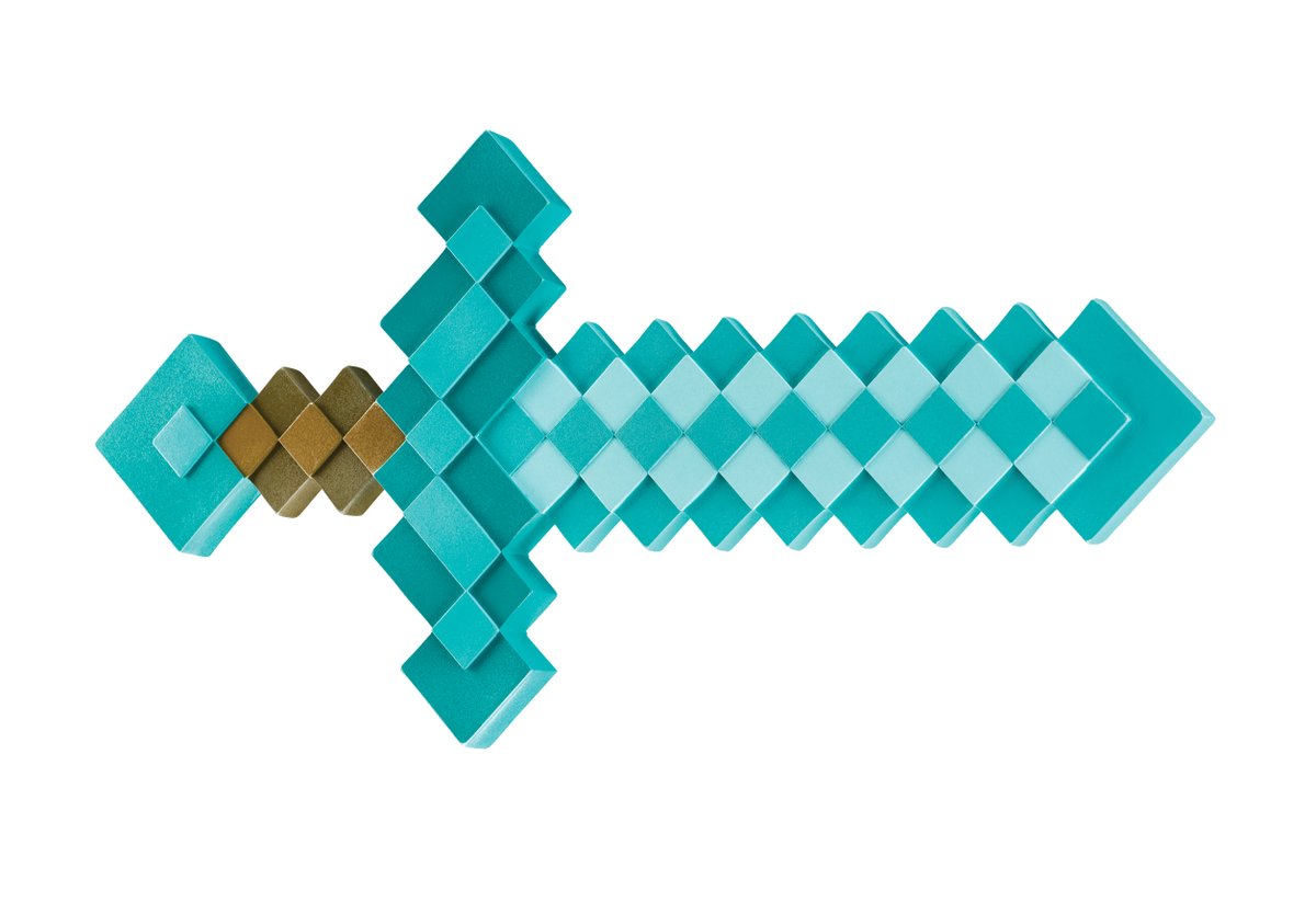 Minecraft Japan 色鮮やかで壊れにくいダイヤモンドの武器はとてもクールですね みなさんもお家でダイヤモンドの武器を持つ贅沢感を味わってみましょう 以下2点が本日発売です なりきりダイヤモンドの剣https T Co Yqidbdvsvb なりきり