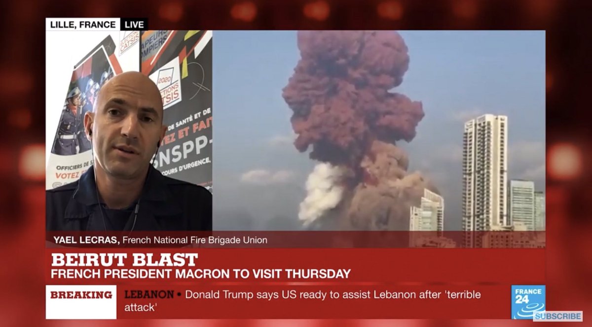 SNSPP_PATS's tweet image. 🤝French 🇫🇷 and European 🇪🇺 rescuers respond to Lebanon’s requests for assistance. 
Rescue, Assessment, securing of the area.
⚠️A complex mission.
Solidarity with our friend, the Lebanese 🇱🇧 people !
We extend our warm support to all staff involved 🚒🚑
#copernicus #EUCPM #UIISC