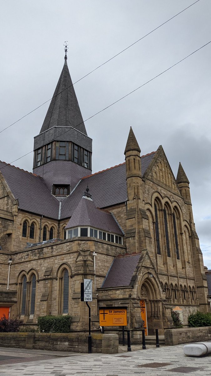 I then got distracted by this BIZZARE lantern spire thing on St James United Reformed Church and spent a long time staring at the absolute chaotic energy it emits. I wish it had been open so I could have experienced that utterly wild architectural choice from inside the building.