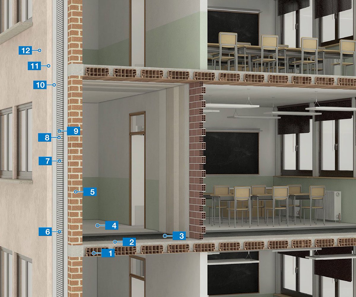 MapeiSpain's tweet photo. 🔵 Sistema completo para la consolidación de #muros de #albañilería mediante #revoques estructurales “armados” y refuerzo de estructuras horizontales con “#microhormigón” (HPFRCC). Link a la #soluciónconstructiva 👉 https://t.co/0HQAhI7jPL. #Construcción #Mapeicg https://t.co/q8N1l1KJP3