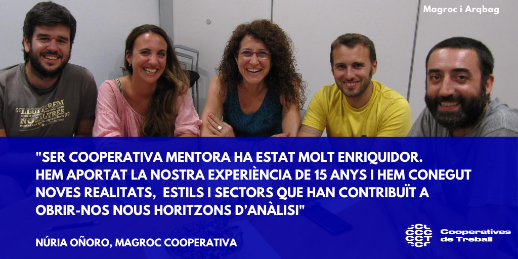 coopstreball's tweet photo. Les #cooperatives mentores a l'Apadrinament Cooperatiu recomanen l'experiència!
Gràcies #Magroc @Seprascc @TandemSocial @madsystems_sccl @megafoncoop @TallersAGranel @incoopserveis @olivera_coop @Cevagraf @lestocbcn
📢Busquem #cooperatives mentores
➡️https://t.co/jyhfCjTMrq https://t.co/QMK8B7sYLB