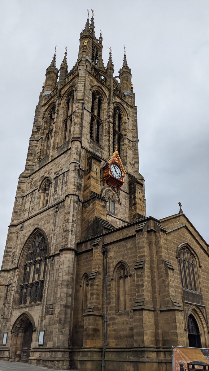 She was closed, but I can't be in a city with a Cathedral without going to see the Cathedral. So Newcastle Cathedral was up next. Externally she's about 70% hoardings and fences at the moment, as a lot of work is being done to the building.