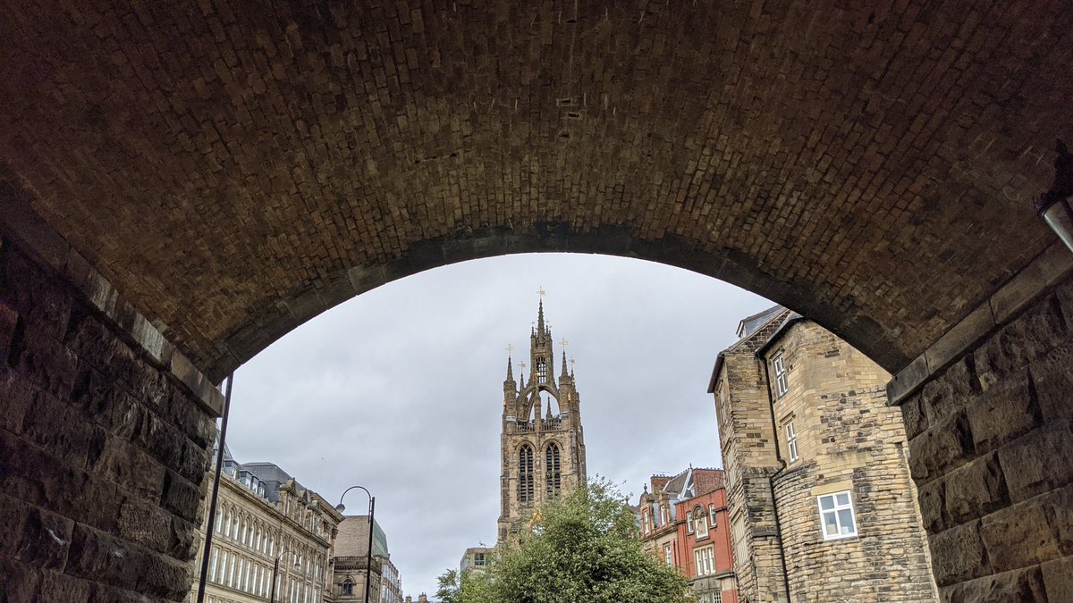 She was closed, but I can't be in a city with a Cathedral without going to see the Cathedral. So Newcastle Cathedral was up next. Externally she's about 70% hoardings and fences at the moment, as a lot of work is being done to the building.