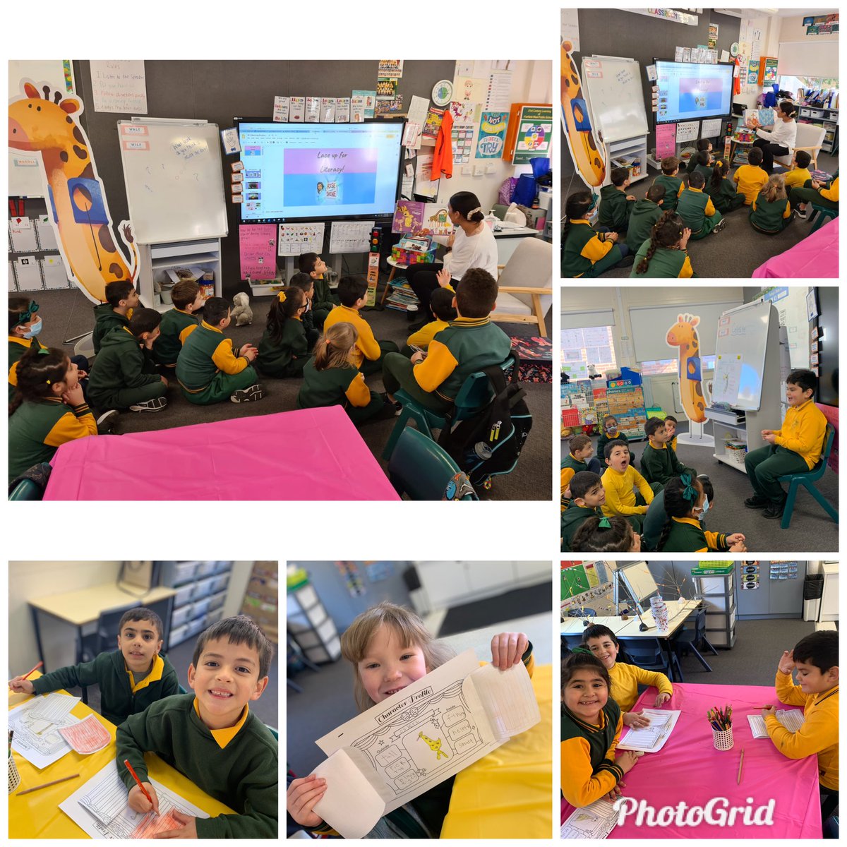 Cassandra Kallu (@cassandrakallu) on Twitter photo Literacy Day 📚
It’s official!
1K loved ‘Celeste the Girrafe Loves to Laugh’
We looked at character traits, created our own Celeste the Giraffe and played ‘Hot Seat’. <a href="/FairWestPS/">Fairfield West PS</a> <a href="/Genelle029/">Genelle Petruszenko</a> #EdWeek20 Literacy Day 📚
It’s official!
1K loved ‘Celeste the Girrafe Loves to Laugh’
We looked at character traits, created our own Celeste the Giraffe and played ‘Hot Seat’. <a href="/FairWestPS/">Fairfield West PS</a> <a href="/Genelle029/">Genelle Petruszenko</a> #EdWeek20