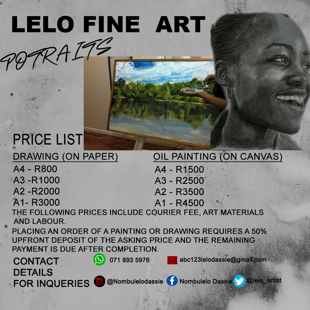 lelo_artist's tweet photo. Hi guys ❤️please like and RT my hustle. I feel so happy to see my artwork hang on someone's wall. 😍😊🙏 Don't be left behind. Order yours now. 

Lobola
Trevor Noah
Cassper https://t.co/AZNqEAJ937