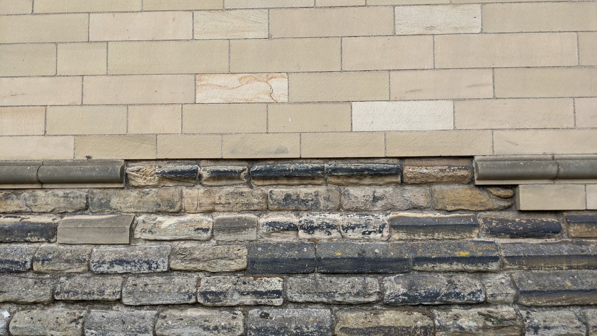Please enjoy these detail photos of some of the repaired stonework of Newcastle Castle. It makes it clear just how much the original stones have weathered over 900 or so years.