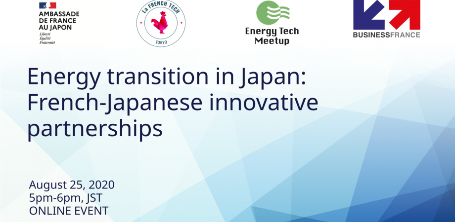 #SAVETHEDATE - Join us for a webinar with our partner #NTTFacilities on August 25 - 5pm : Energy transition in 🇯🇵
👉🏽Registration and information : lnkd.in/gFmJsaZ

CC : La French Tech Tokyo, French embassy in Tokyo, Energy Tech Meetup, Business France.
#energytransition