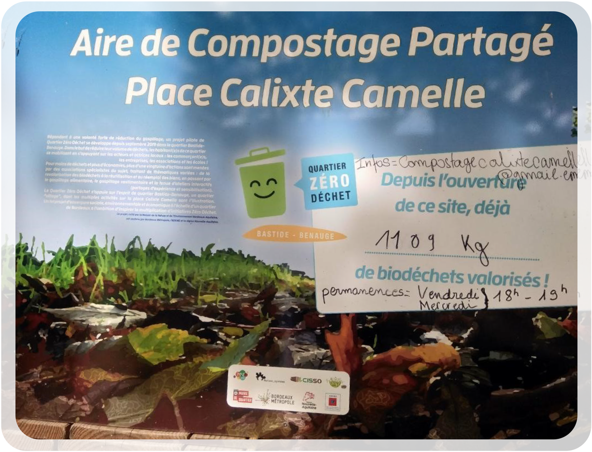 [#ZéroDéchet] <a href="/BxMetro/">Bordeaux Métropole</a> a recensé les #composteurs du territoire. Un petit zoom sur le quartier #Bastide et vous verrez celui de la Place Calixte Camelle. 💚 geo.bordeaux-metropole.fr/composteurs/

Depuis son ouverture, il a accueilli plus d'une tonne de déchets ! 👏 

🔗 monquartierzz.org