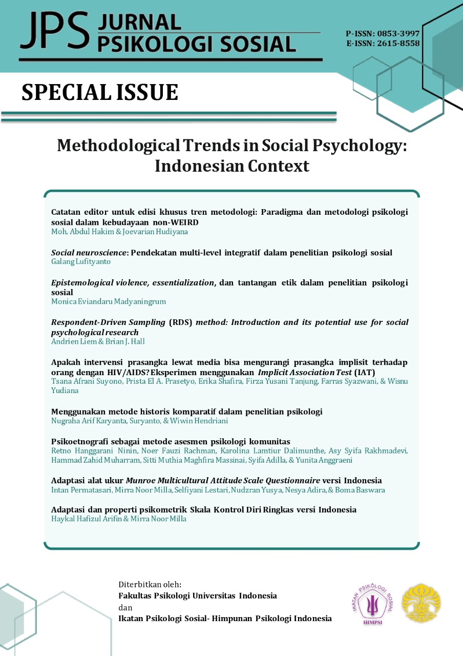 Jurnal Psikologi Sosial On Twitter Telah Terbit Edisi Khusus Jurnal Psikologi Sosial Jps Methodological Trends In Social Psychology Indonesian Context Dengan Guest Editor Moh Abdul Hakim Ph D Universitas Negeri Sebelas Maret