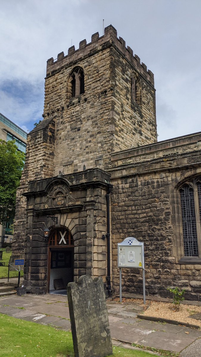 I then headed over to St Andrew's Church - nobody's exactly certain when she was first erected but based on architectural clues it's believed to be before 1150, making her the oldest church in Newcastle - though she's been hugely altered over the years.