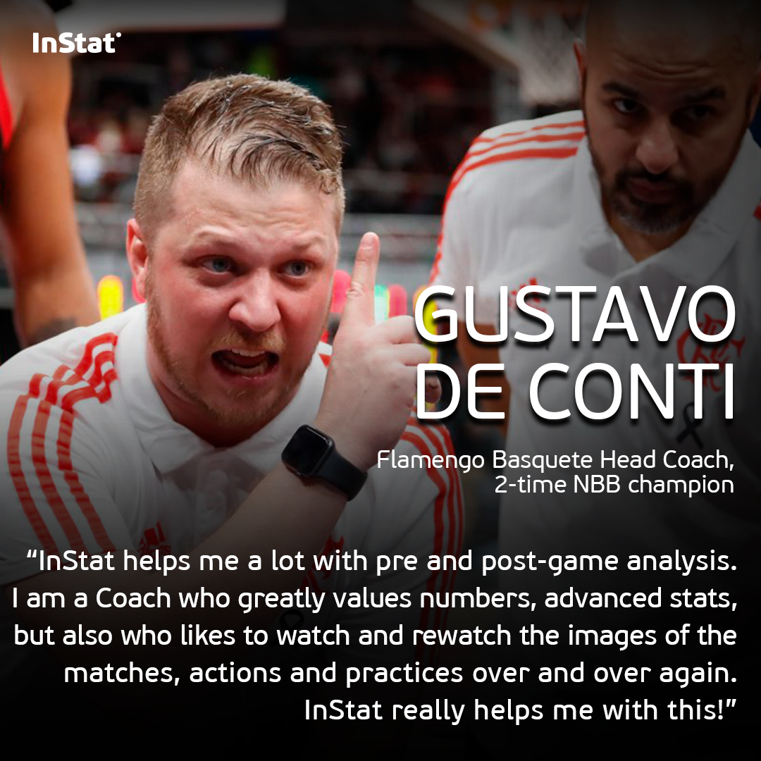 InStatHoops's tweet photo. ⚠️ Exclusive ⚠️

#InStatClient Head Coach of @Flamengo Basquete
@gustavodeconti 🔊

It's the 2019/20 season &amp; @InStat_Sport was there for the 100th anniversary of Flamengo’s basketball.

#InStat #InStatBasketball #RetomadaDasAméricas #NaçãoBRB #NBB

📸: https://t.co/35TBsf4rMI https://t.co/cMGMFYwuHm
