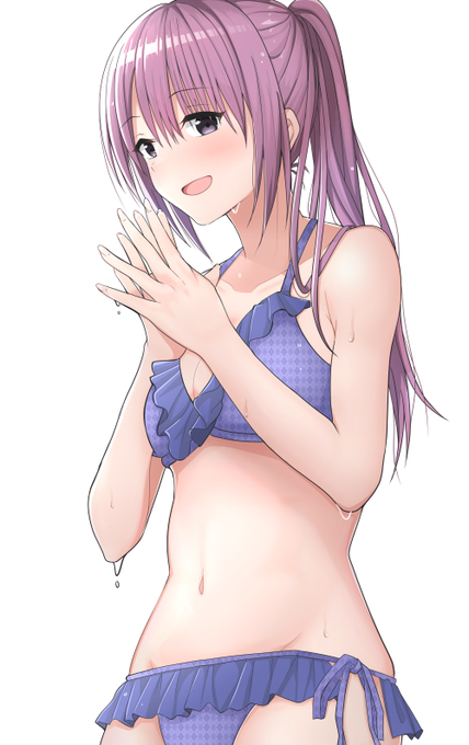 この時期は水着を描きたくなるよね 