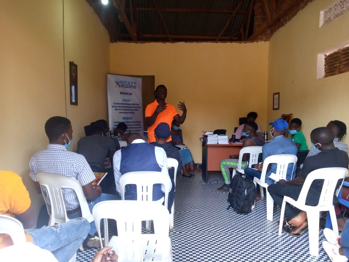 iniatitive's tweet photo. Initiative For Rescue Uganda has conducted an awareness session about legal issues that affecting community members during COVID19 and how to overcome them . Thank to HRAPF https://t.co/eX4192pBC0