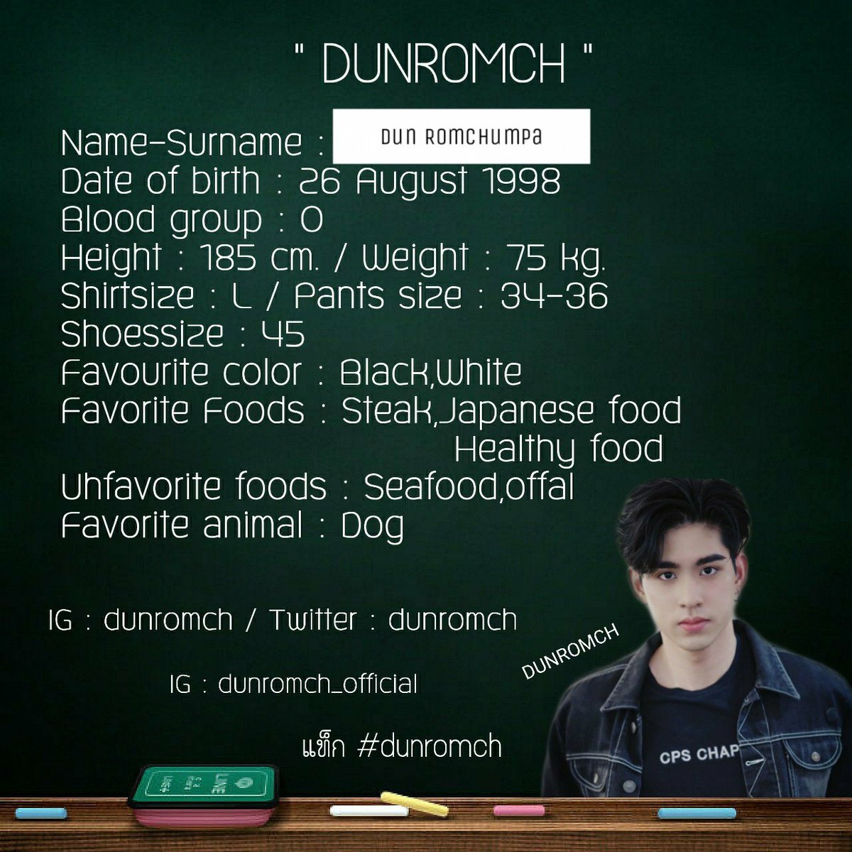 Dunromch_'s tweet image. มาทำความรู้จัก "พี่ดุล"
กันให้มากขึ้นกันค่ะ
Let's get toKnow "P'Dun"💕🎉
#dunromch 
#dunromch_official 
#StarhunterEntertainment