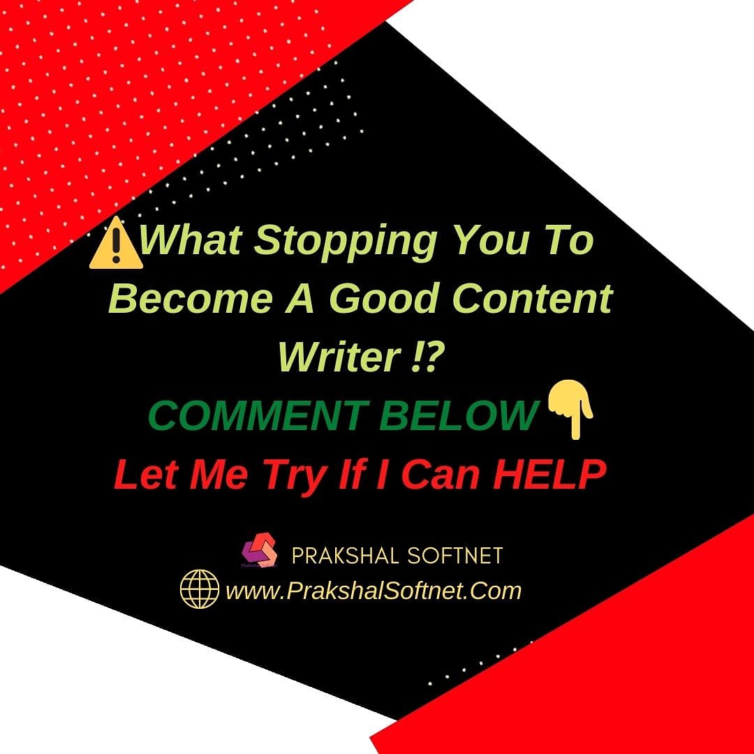 BloggerSumit's tweet image. Let&apos;s Cross All Hurdles Together

Let&apos;s Help Each Other

What Stopping You To Become A Good #contentwriter ???

#Comment Your #Problems

I will help you Out

#copywritingtips
#content_writer
#content_creator 
#contentwritingsecrets 
#contentfirst 
#contentproduction 
#Content