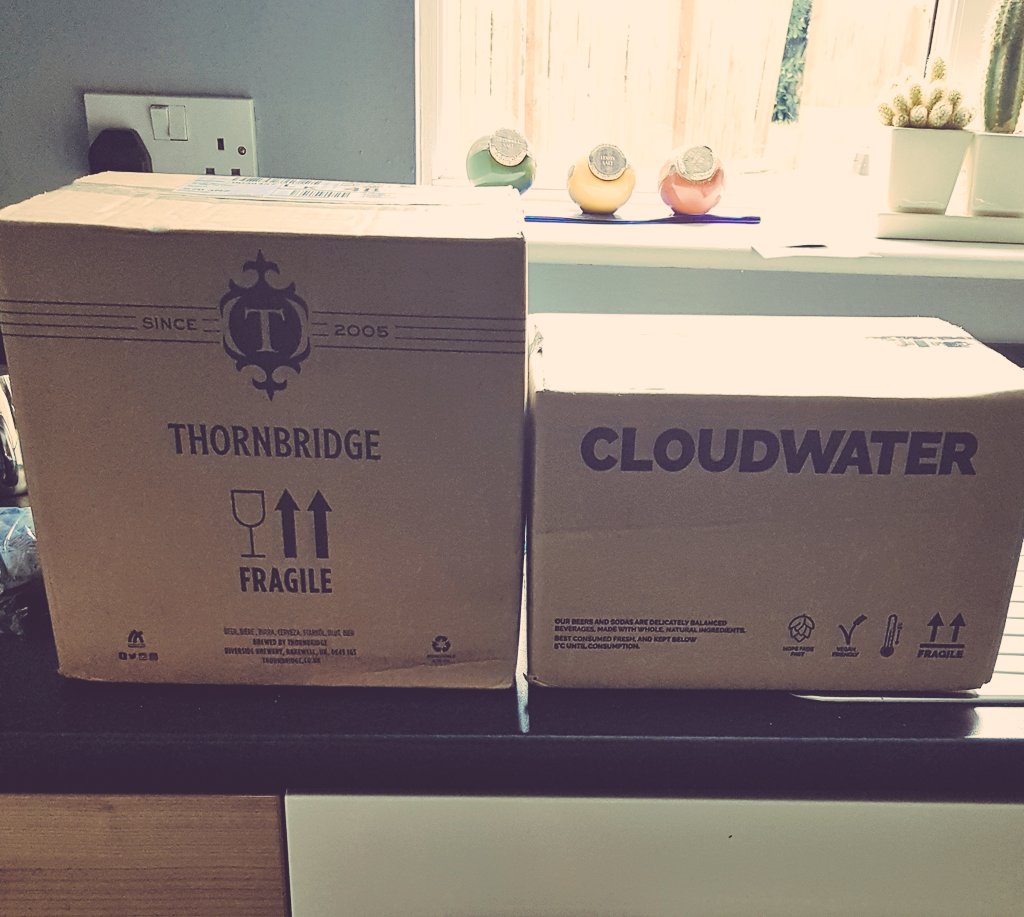 Andrew (@stayshun) on Twitter photo These arrived within minutes of each other from <a href="/cloudwaterbrew/">Cloudwater Brew Co</a> and <a href="/thornbridge/">Thornbridge Brewery</a> My milkshake brings all the beers to the yard. These arrived within minutes of each other from <a href="/cloudwaterbrew/">Cloudwater Brew Co</a> and <a href="/thornbridge/">Thornbridge Brewery</a> My milkshake brings all the beers to the yard.