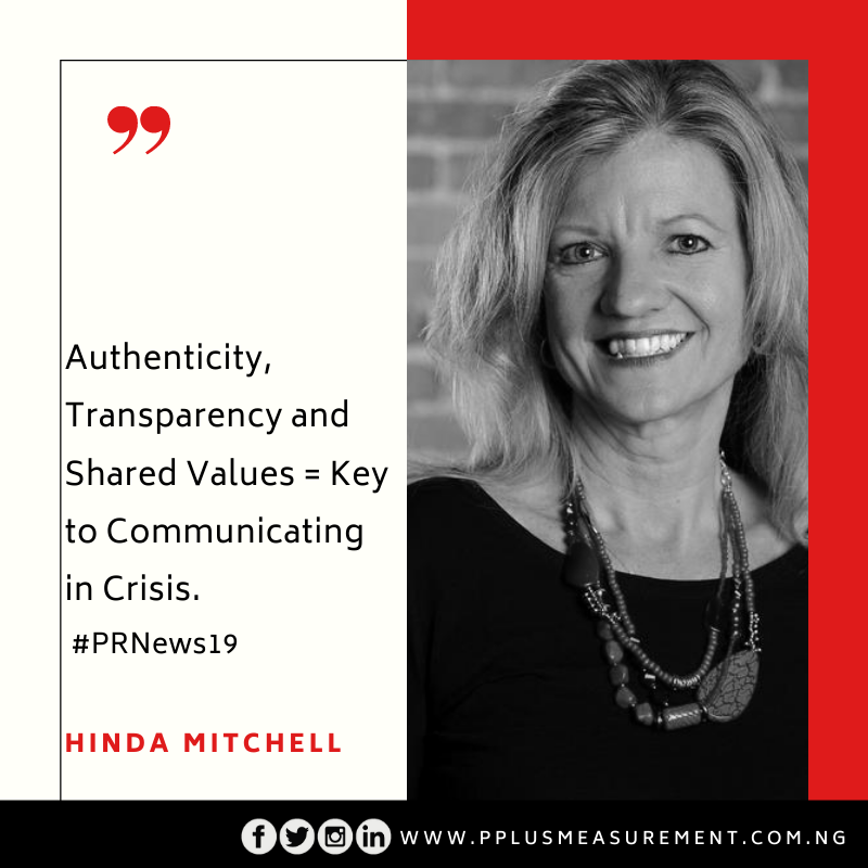 pplusmeasure's tweet photo. #MeasurementThursdayQuote

The quote was extracted from the #PRNews Crisis Management Summit 2019 in #Maimi , #Florida. @hindamitchell 

You can catch up other quotes from the event here  https://t.co/4fbJ2hGfhF

#PRnews #CrisisManagement #EvaluatePR #MeasurePR #AMECMM #PRmeasure https://t.co/9foYWr8iYo