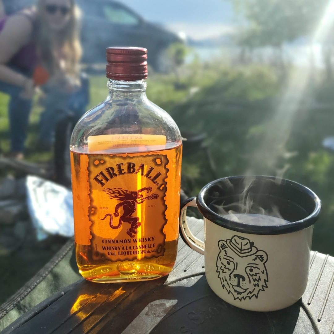 'Fireball goes camping' A short story.

📸 @just_craft_beer_xtina