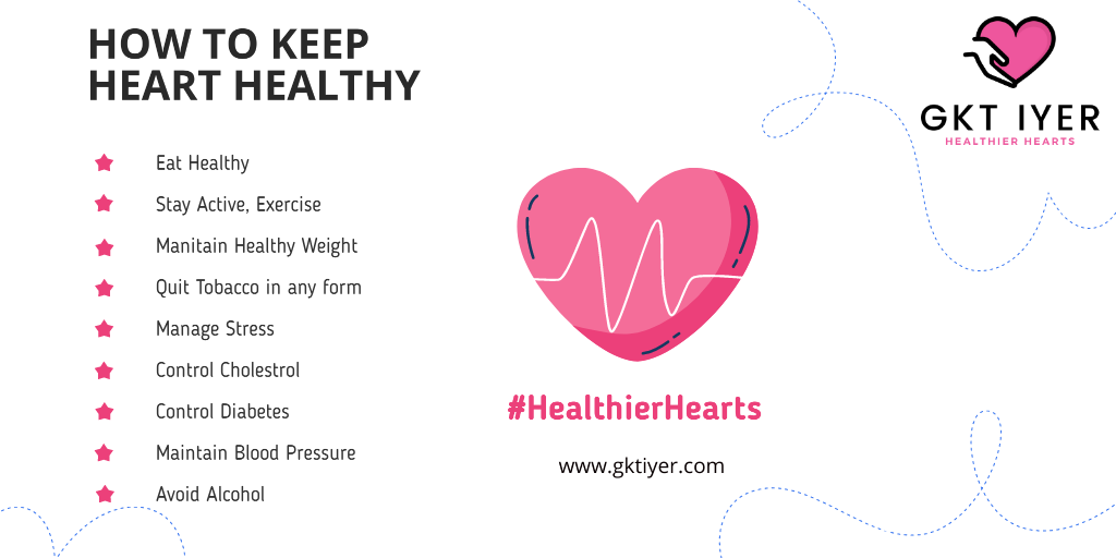 gktiyer's tweet photo. People ask me how to keep the heart healthy. Generally speaking...keeping the heart healthy is as basic as following these practices -#healthierhearts #healthierheart #HealthyLiving https://t.co/wNl9EdUMWl