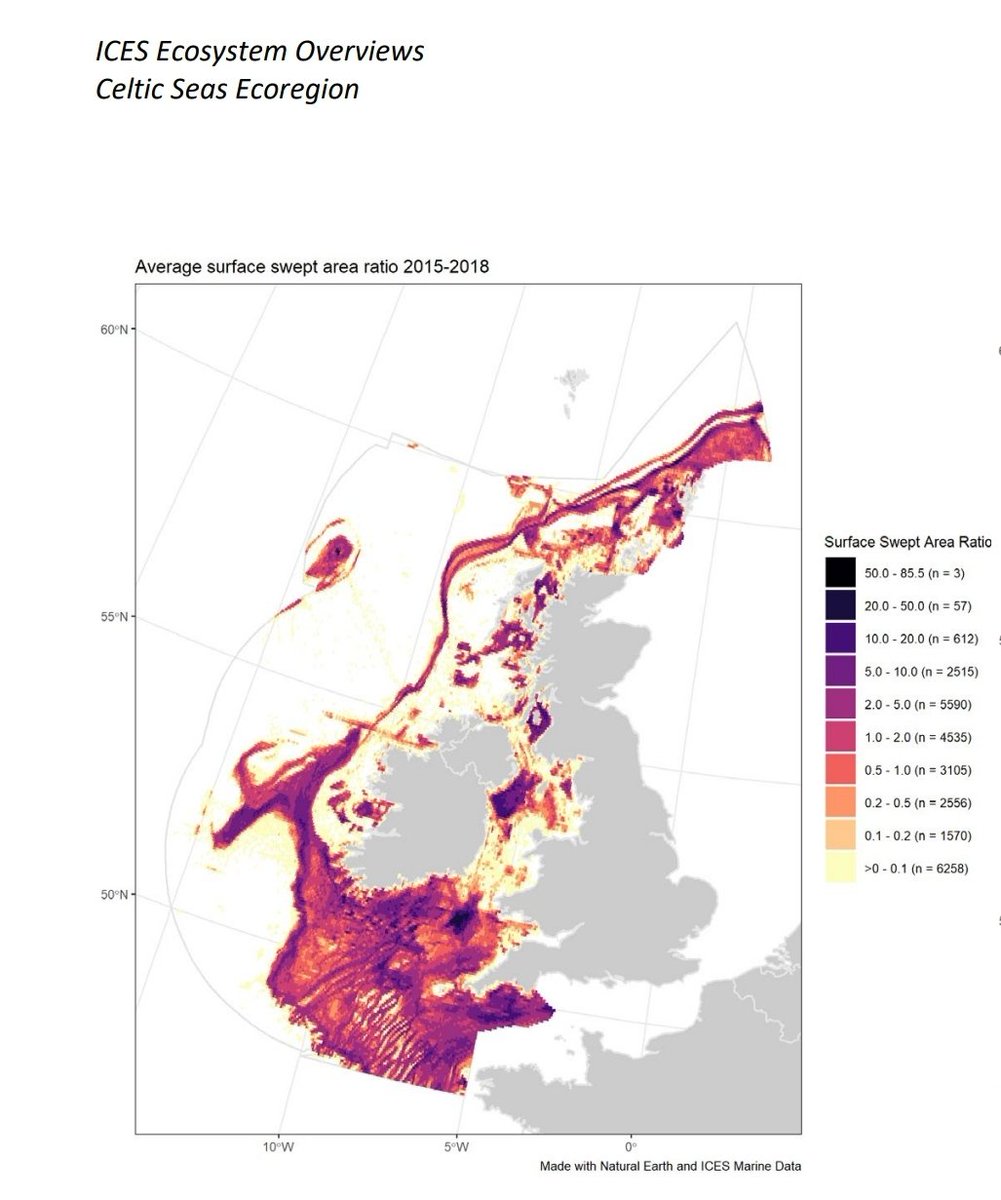 These species are chosen because they're commercially valuable (or at least they used to be)... but of course they're only a tiny fraction of the biodiversity that exists beneath the waves... and which has been annihilated by bottom trawling and poorly-regulated fishing