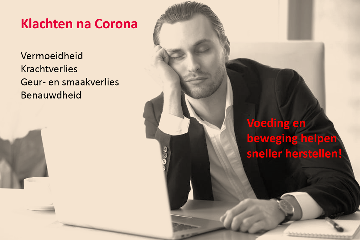 Heb jij klachten nadat je Corona hebt doorgemaakt? Wacht dan niet en ga aan de slag met je voeding i.c.m beweging. De diëtist wordt voor herstel na Corona voor 7 uur vergoed vanuit je basisverzekering. Onze diëtisten zijn geschoold in het behandelen van herstel na Corona.