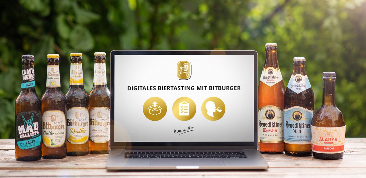 Bitburger's tweet photo. Freunde des einzigartigen #Geschmacks: Heute um 20:00 h geht's los mit unserem dritten digitalen #Bitburger #Biertasting. 🍻💻 Live mitgenießen: https://t.co/BN1Y40OmN2
#bitteeinbit #letstaste #tasting #bier https://t.co/NJWIULMLyO