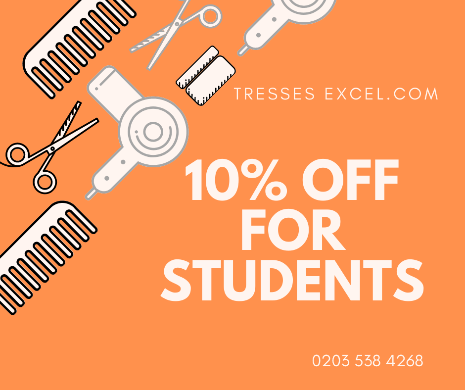 ExcelTresses's tweet photo. Students also receive a 10% discount (with a valid Student Card). This offer is valid from Monday to Wednesday.

#discount #hairstyles #kilburn #london #beauty https://t.co/An6g7kgw2K