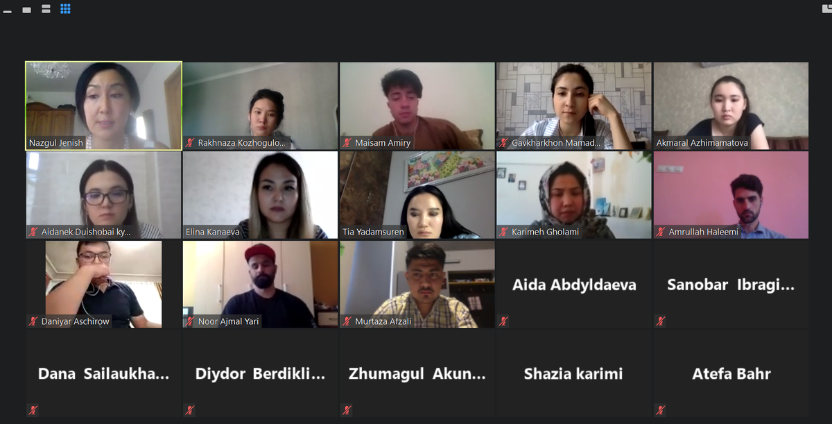 OSCE_Academy's tweet photo. We welcome 52 newly enrolled MA students from #AFG, #KZ, #KG, #MN, #RU, #TJ, #TM, #UZ, and #USA who undergo preparatory courses in #AcademicWriting #ProbabilityandStatistics #ResearchMethods #MathforEconomists from 3 till 28 August. https://t.co/aXW01IBqat