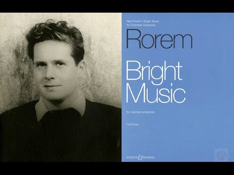 today_classical's tweet photo. #Today in 1988 FP of Ned #Rorem's Bright Music by the Bridgehampton Chamber Music Associates, NY. #MusicHistory #classicalmusic https://t.co/CP9pAhHyGP