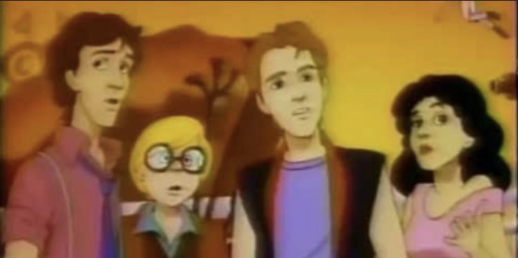 thenewfancydrew's tweet photo. #RevealYourAgeWithoutNumbers every Saturday would watch teen rock band get abducted to a cartoon fantasy world where music is the key to defeating their enemies and finding their way home. Yup music still saving us from lunacy 😂 #kiddvideo https://t.co/2FzlEfPyLY
