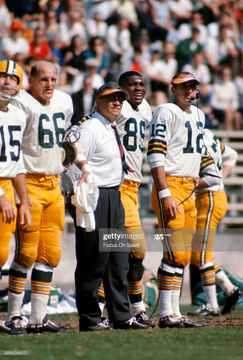 There's a physical resemblance between them too. The Internet says Vince Lombardi was five-foot-eight.It doesn't say what height Seán is but he's certainly no more, and probably an inch or two shorter. These two men were giants in a world of men who towered above them.