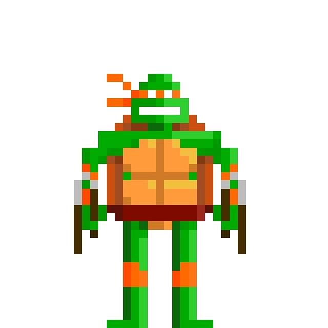 pixelheroespro's tweet photo. Michelangelo
#Michelangelo #TMNT #PixelHeroes #TeenageMutantNinjaTurtles #pixelart #90s #TVSeries #KevinEastman #PeterLaid #fanart https://t.co/Dvp3Eq2r5q