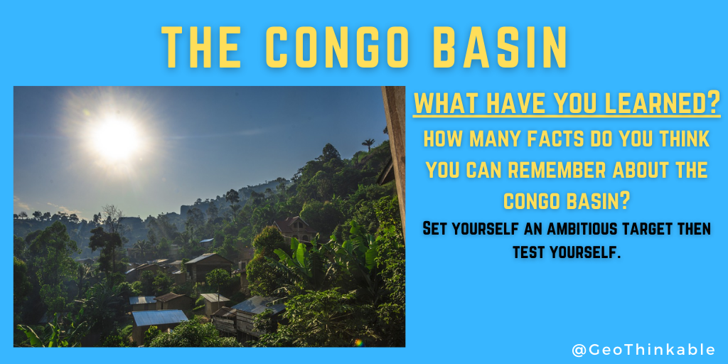 GeoThinkable's tweet photo. 🌍Africa on the Equator🌍
Day Four: The Congo Basin (Part 3/3)
#geothinkable #geographyteacher #geography #Africa #Congo #learningfromhome https://t.co/dBcdIyR2tk