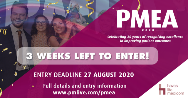 Debst11's tweet photo. Entry deadline for PMEA https://t.co/fKXLSTWQ0G is three weeks today. You can find all the categories here https://t.co/dpFq8rvDRu and download the entry kit https://t.co/9NQAXNOrrq. I look forward to receiving your entries #PMEA20 #awards #recognition #healthcare https://t.co/mJ46Y53zU6