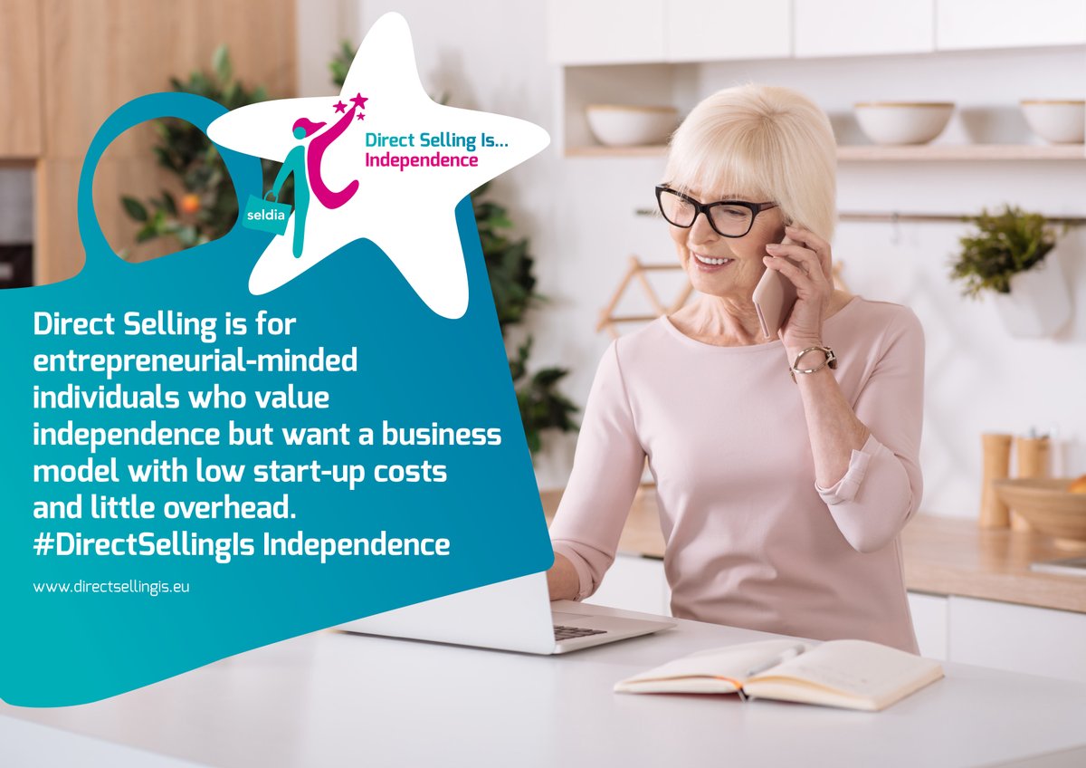 SeldiaEU's tweet photo. Direct Selling is for entrepreneurial-minded individuals who value independence but want a business model with low start-up costs and little overhead. #DirectSellingIs #Independence
https://t.co/Ua2ppUFiLP - https://t.co/5KyJVNh6PM https://t.co/4Tn6XsLXAg