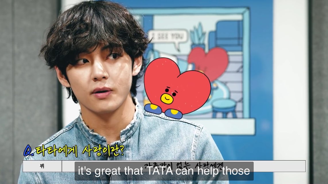 vantends's tweet photo. i’m so devastated the way taehyung explained tata :( https://t.co/3lY3XkagUH