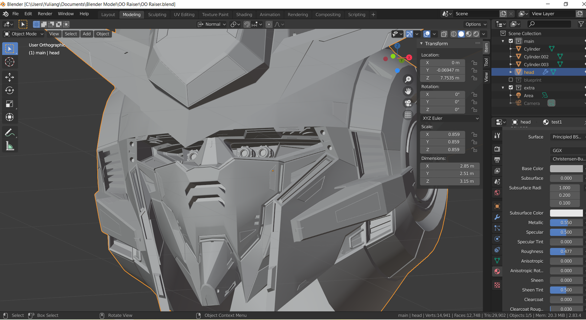 LiuLiuyl's tweet photo. Another day stuck at home with #Blender3d #3dmodeling #3dmodel #3dart https://t.co/xvs8iLiaYi